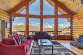 Spacious Fairplay Log Home with Patio and Fire Pit!